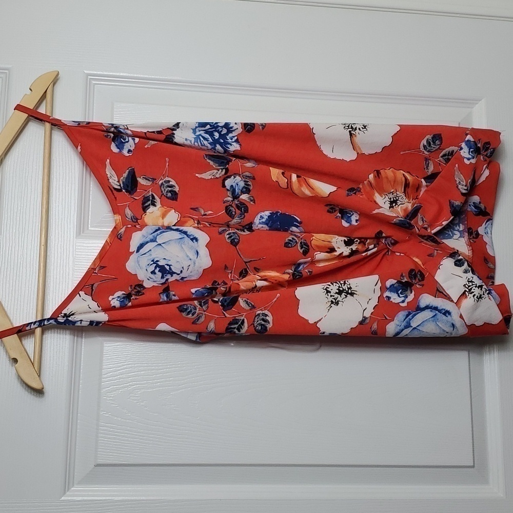 Pulse Botique Floral Twist Tank Top Size Medium